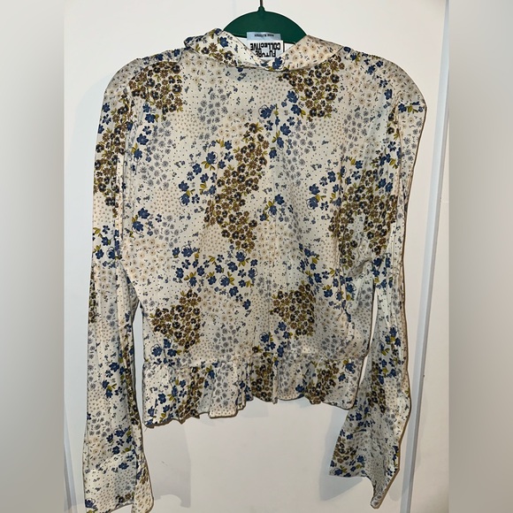 NWT Future Collective Floral Blouse - Picture 6 of 6